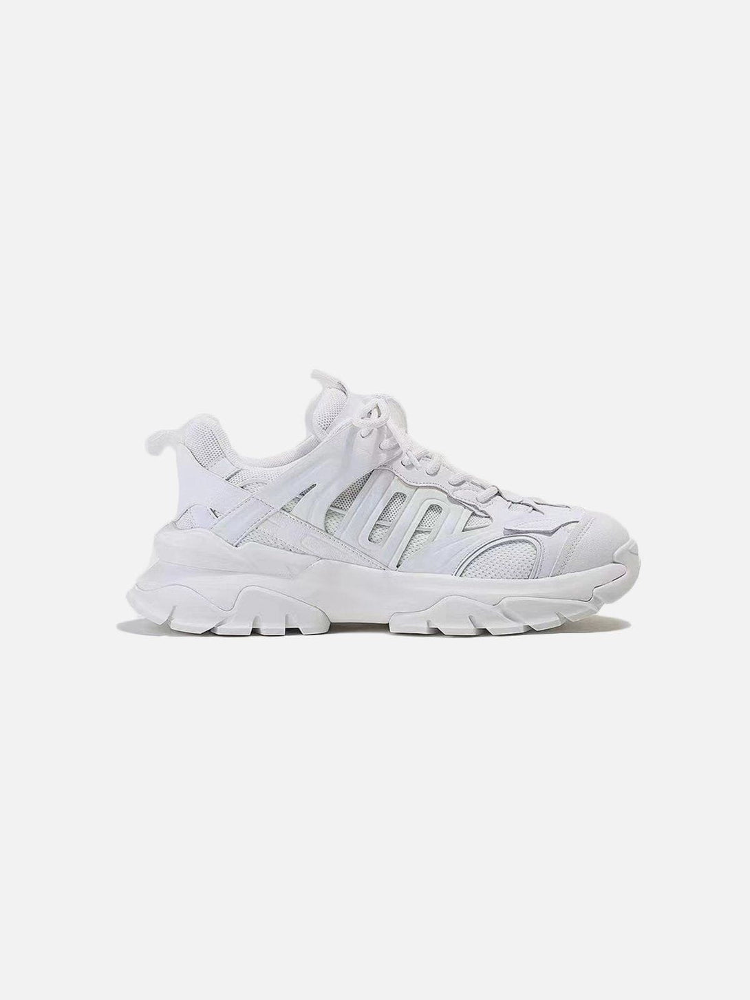TALISHKO - Solid Color Mesh Sneakers - streetwear fashion, outfit ideas - talishko.com
