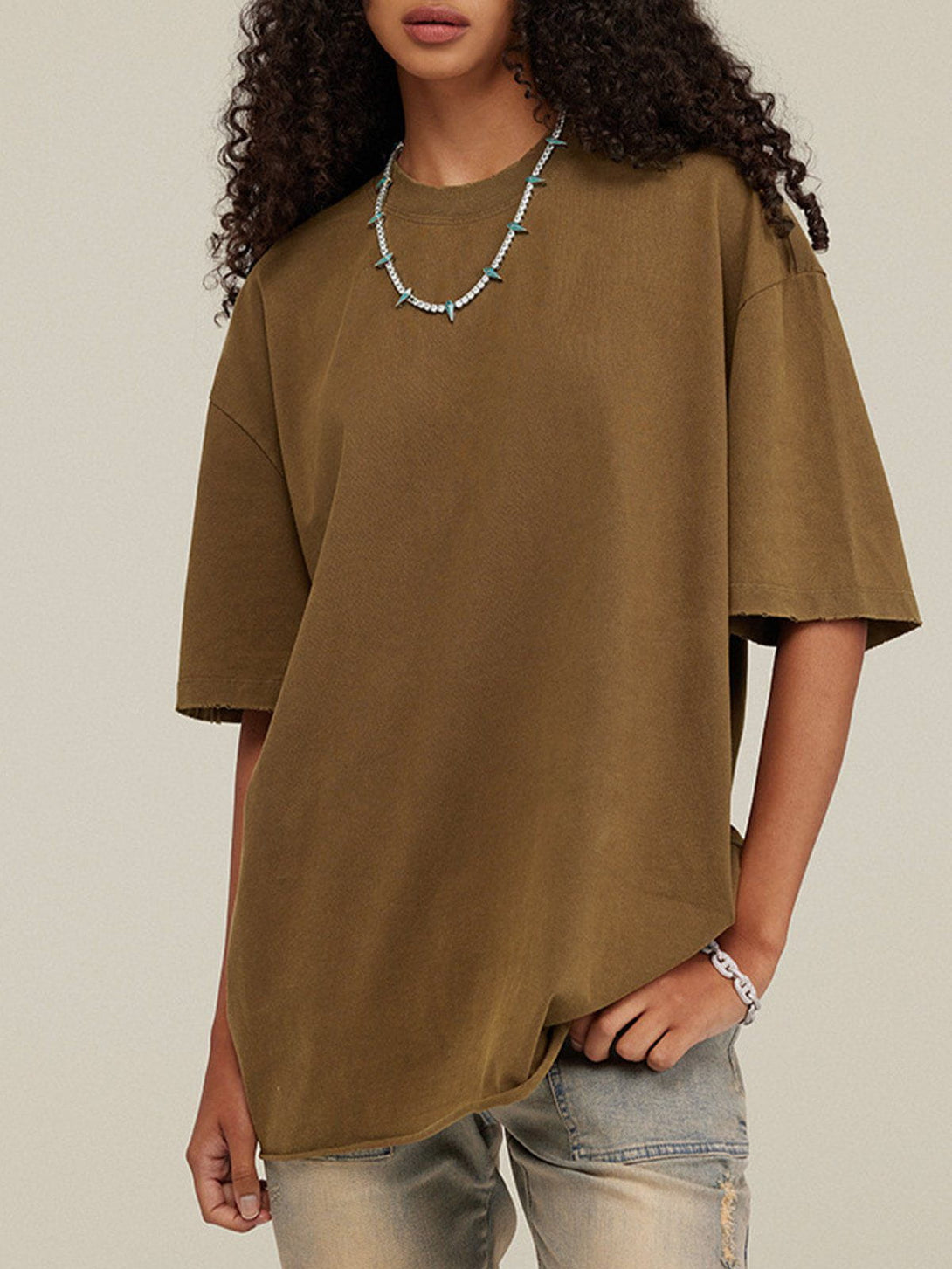 TALISHKO - Solid Color Pullover Tee - streetwear fashion, outfit ideas - talishko.com