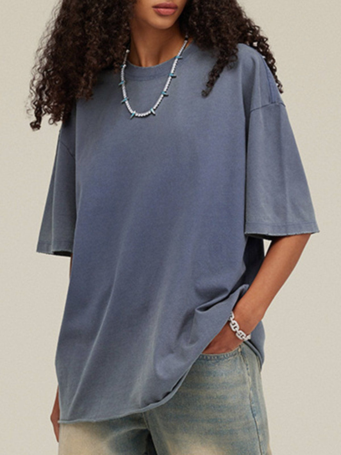 TALISHKO - Solid Color Pullover Tee - streetwear fashion, outfit ideas - talishko.com