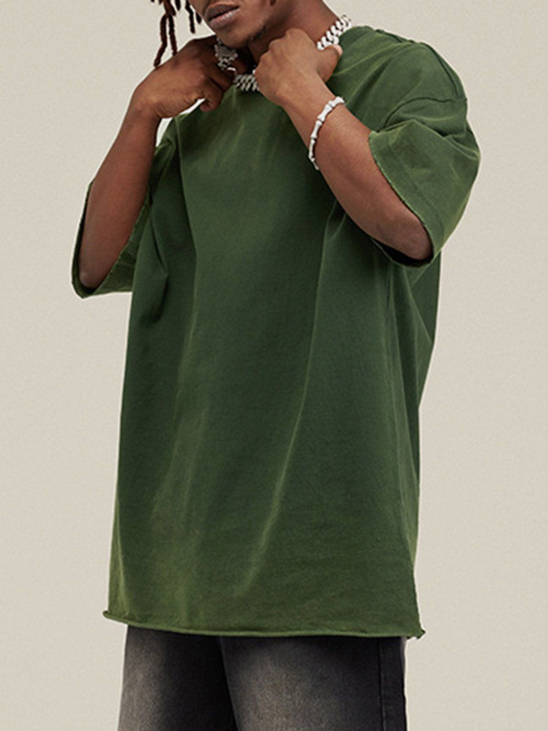 TALISHKO - Solid Color Pullover Tee - streetwear fashion, outfit ideas - talishko.com