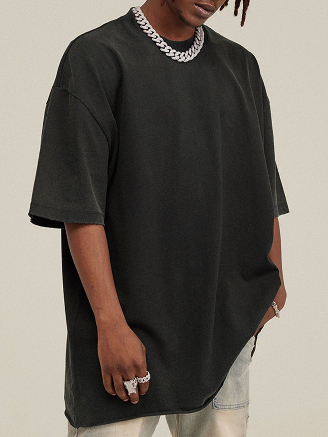 TALISHKO - Solid Color Pullover Tee - streetwear fashion, outfit ideas - talishko.com