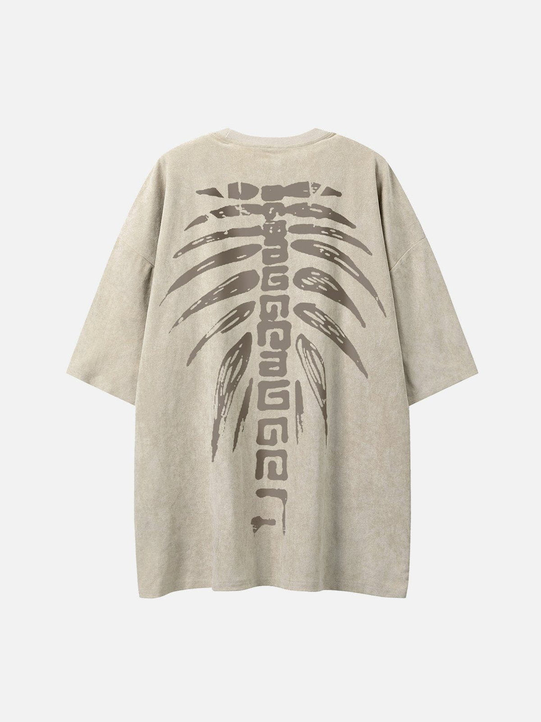 TALISHKO - Spine Skeleton Print Tee - streetwear fashion, outfit ideas - talishko.com
