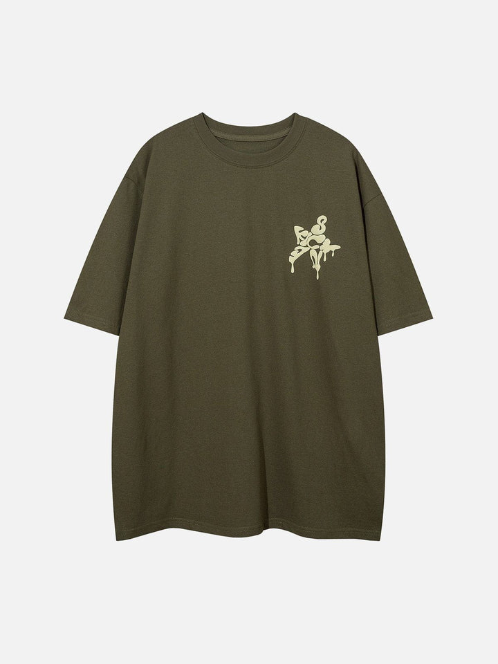 TALISHKO - Star Foam Print Tee - streetwear fashion, outfit ideas - talishko.com