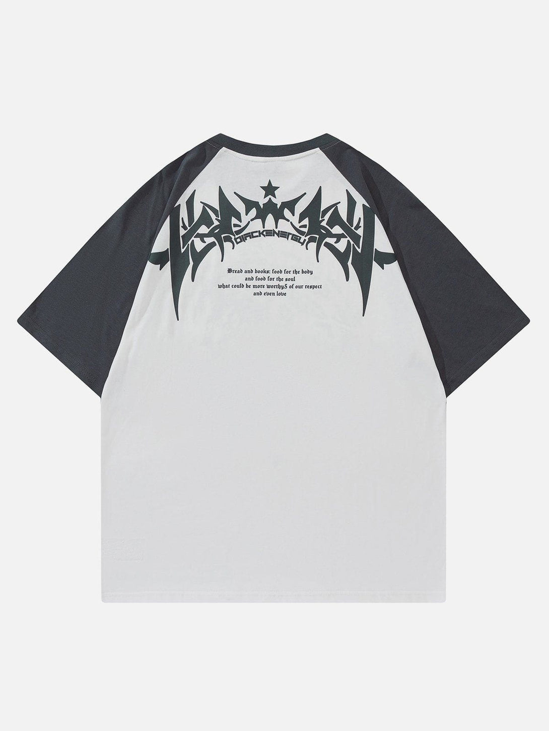 TALISHKO - Star Gothic Leeter Print Tee - streetwear fashion, outfit ideas - talishko.com