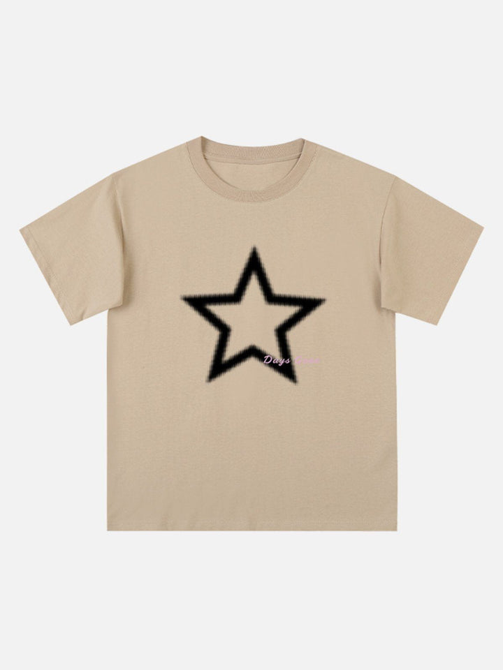 TALISHKO - Star Print Tee - streetwear fashion, outfit ideas - talishko.com