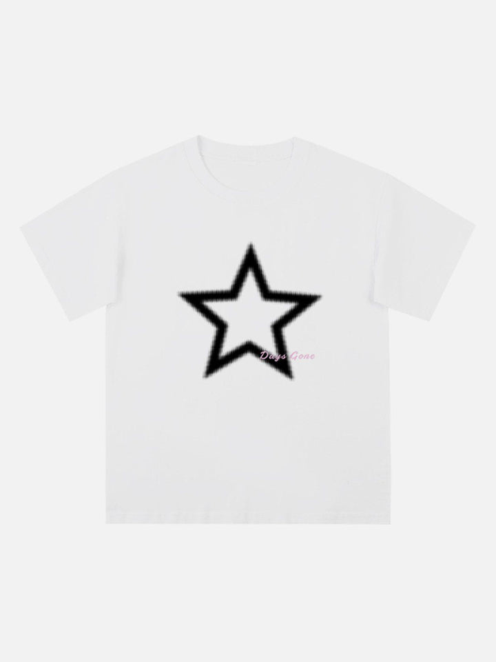 TALISHKO - Star Print Tee - streetwear fashion, outfit ideas - talishko.com