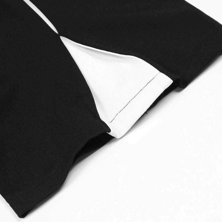 TALISHKO - Stitching Split Design Shorts - streetwear fashion, outfit ideas - talishko.com