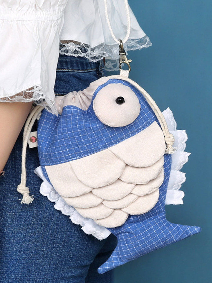 TALISHKO - Stupid Fish 3D Eye Scales Bag - streetwear fashion, outfit ideas - talishko.com