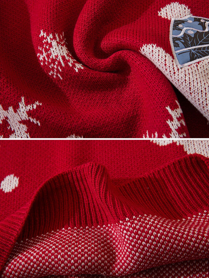 TALISHKO - The Bear Christmas Knit Sweater - streetwear fashion, outfit ideas - talishko.com