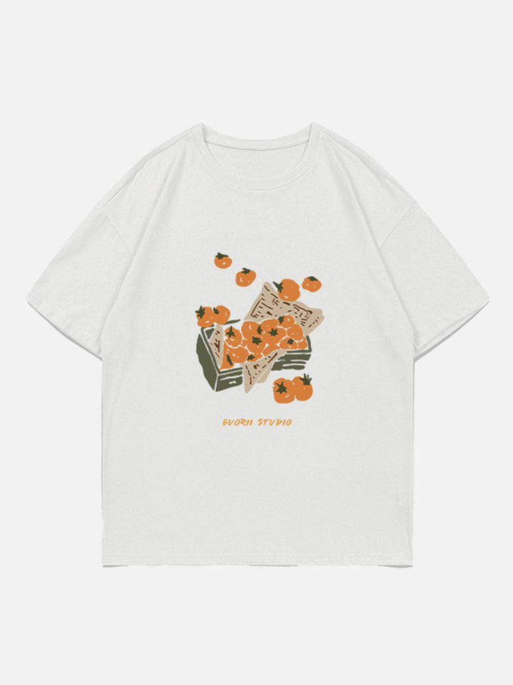 TALISHKO - Tomatoes Print Tee - streetwear fashion, outfit ideas - talishko.com