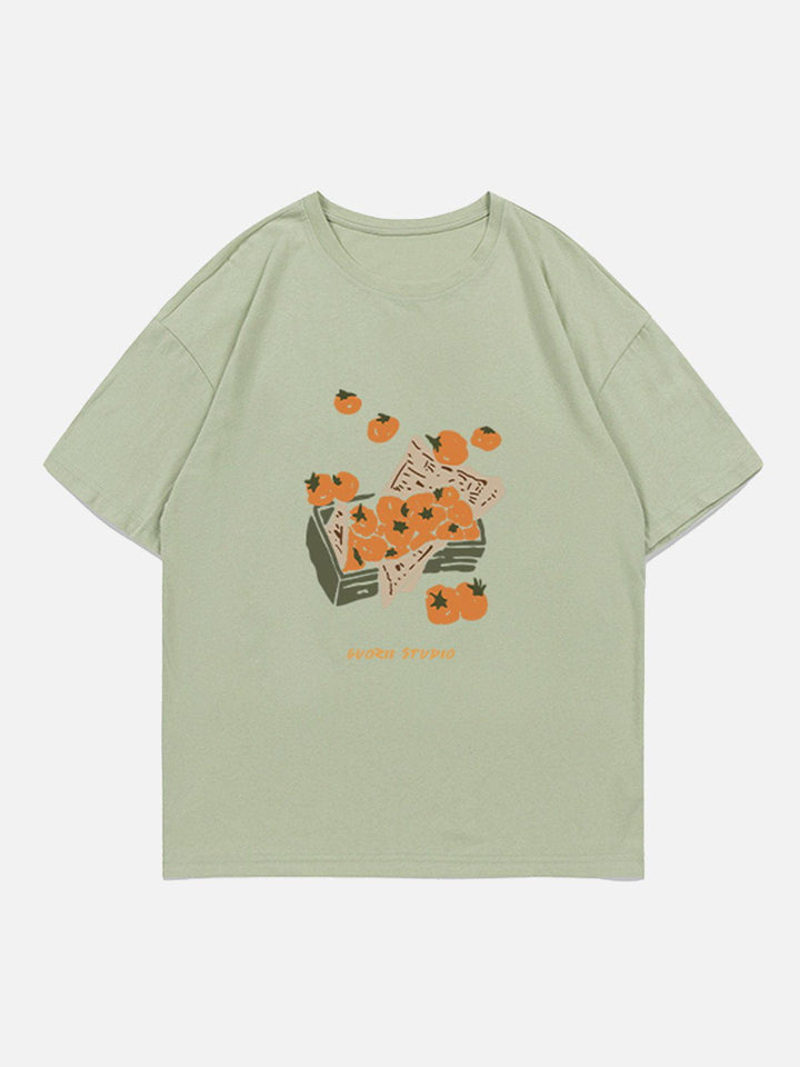 TALISHKO - Tomatoes Print Tee - streetwear fashion, outfit ideas - talishko.com