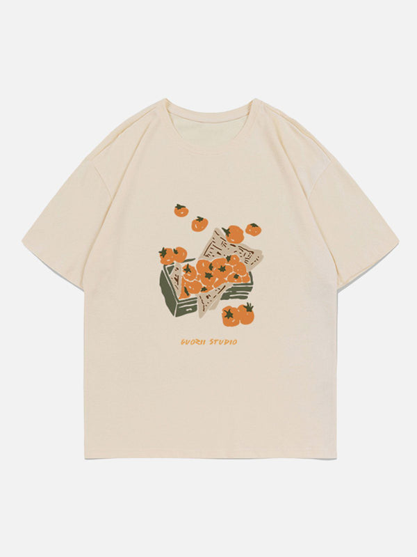 TALISHKO - Tomatoes Print Tee - streetwear fashion, outfit ideas - talishko.com