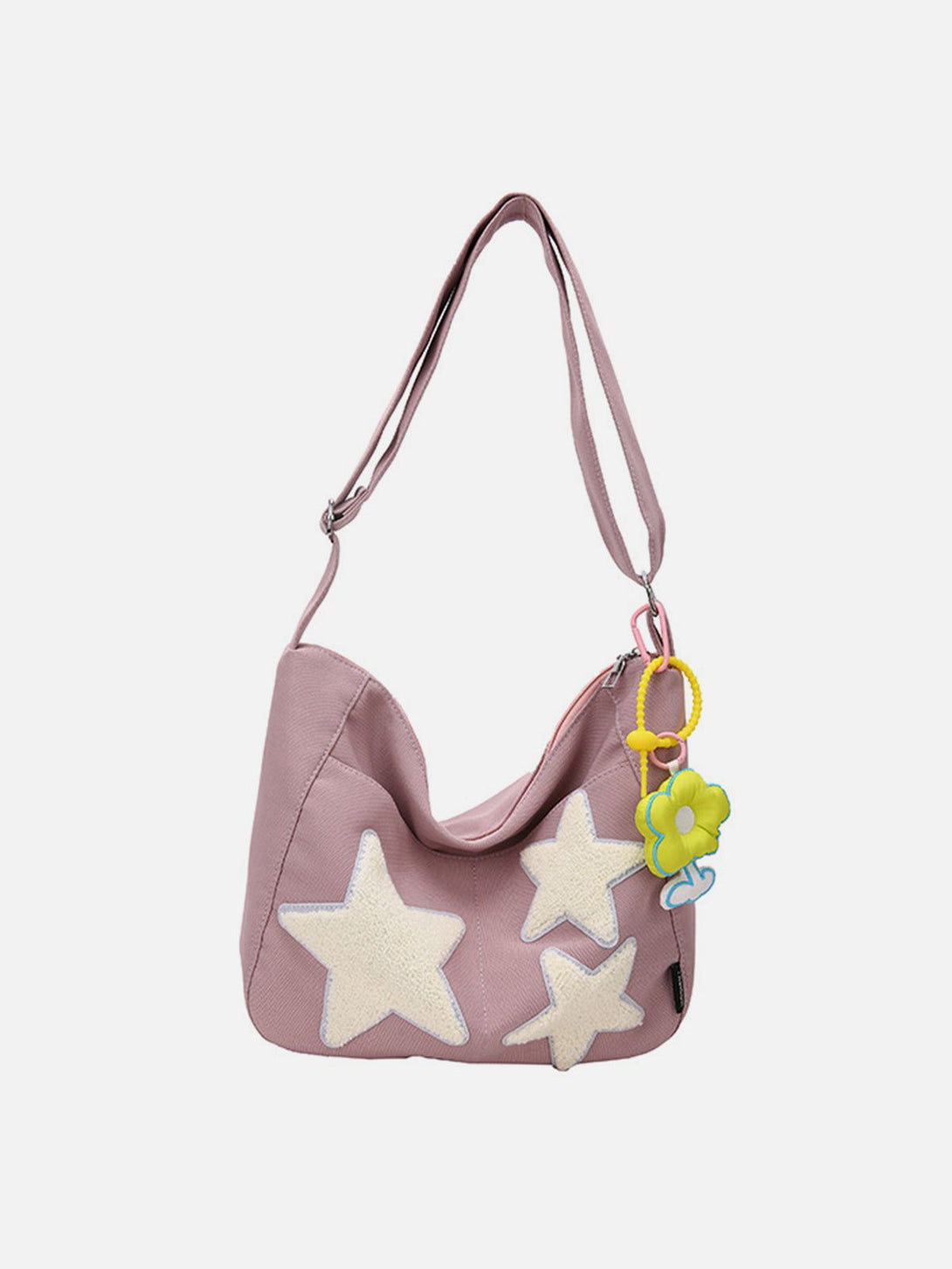 TALISHKO - Towel Embroidery Star Shoulder Bag - streetwear fashion, outfit ideas - talishko.com