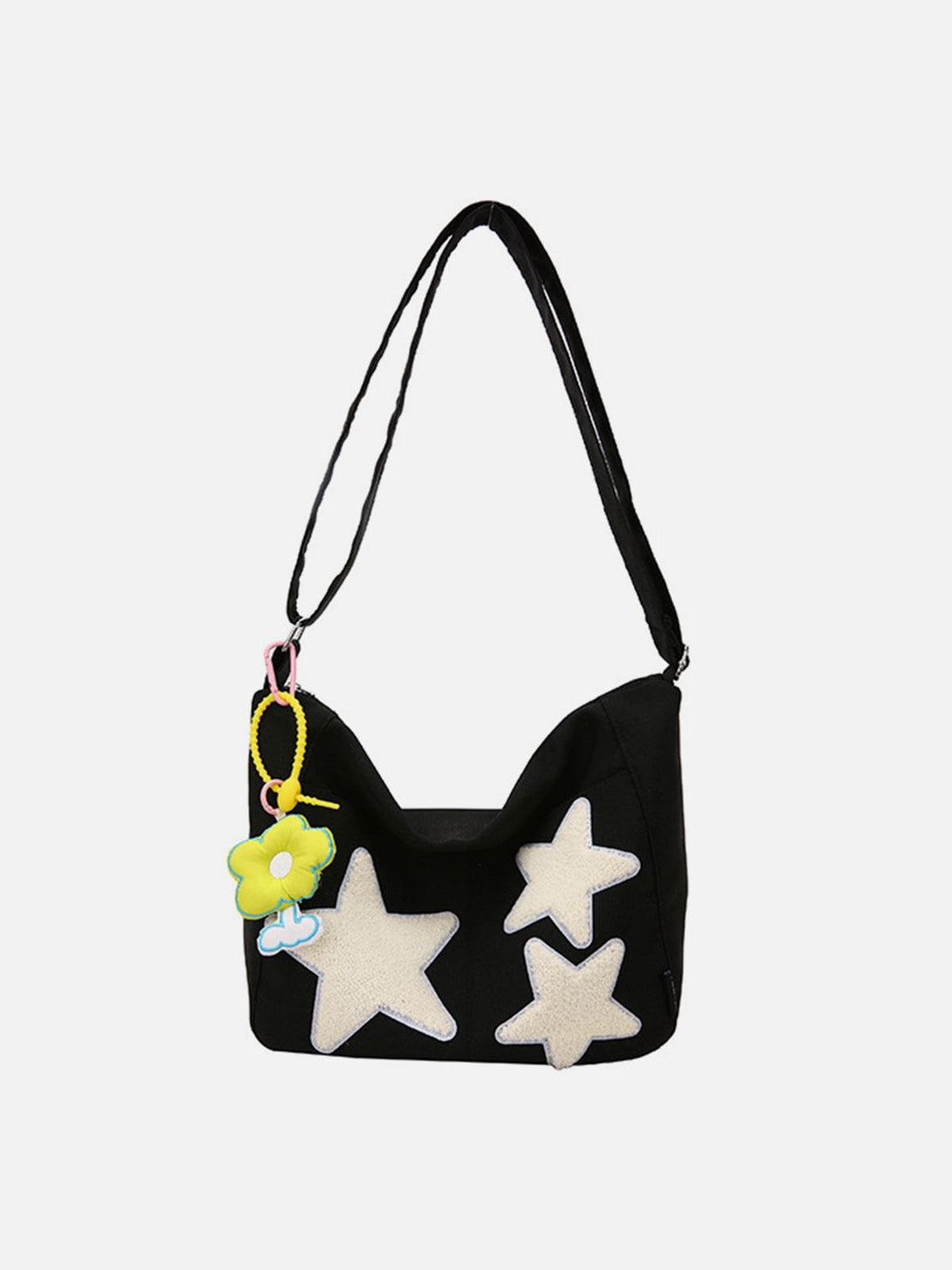 TALISHKO - Towel Embroidery Star Shoulder Bag - streetwear fashion, outfit ideas - talishko.com
