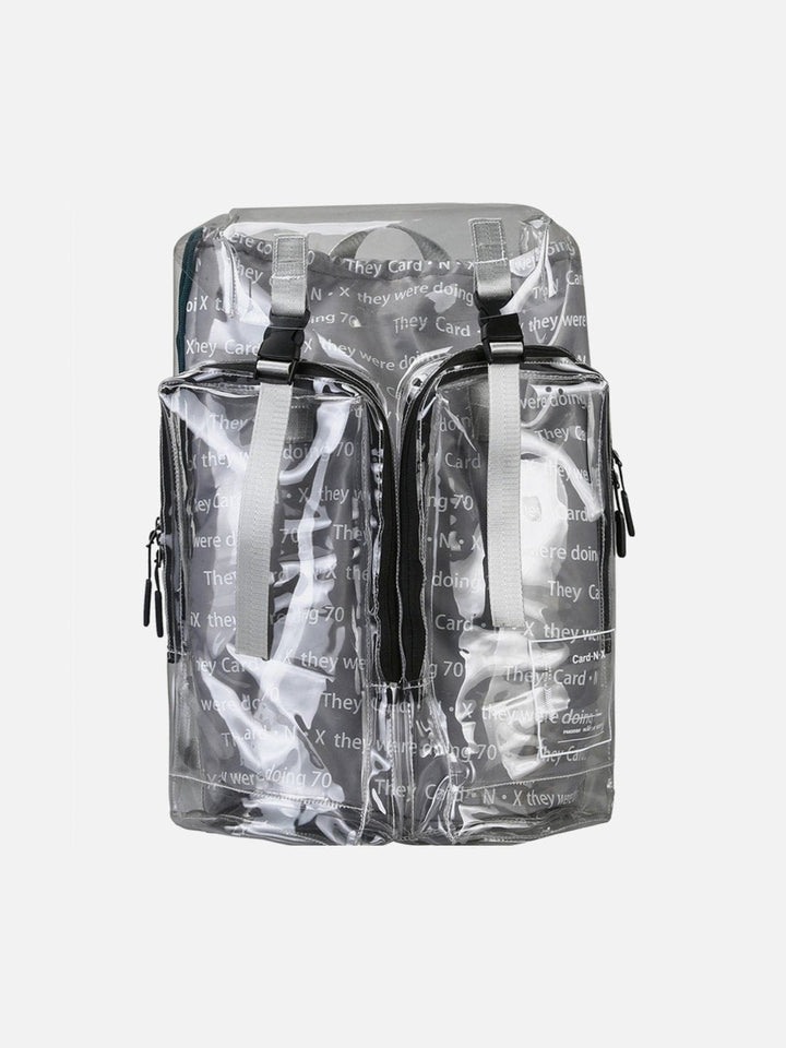 TALISHKO - Transparent Reflective PVC Backpack - streetwear fashion, outfit ideas - talishko.com