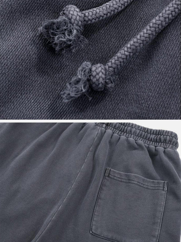 TALISHKO - Vintage Casual Drawstring Shorts - streetwear fashion, outfit ideas - talishko.com