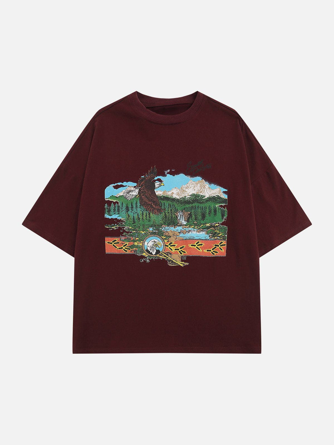 TALISHKO - Vintage Eagle Print Tee - streetwear fashion, outfit ideas - talishko.com