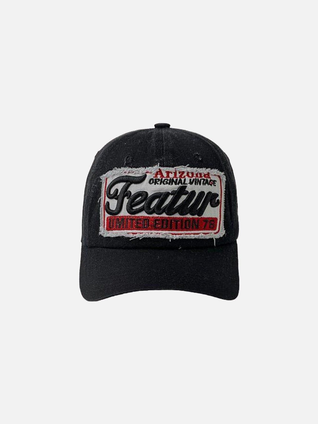 TALISHKO - Vintage Embroidery Letter Cap - streetwear fashion, outfit ideas - talishko.com
