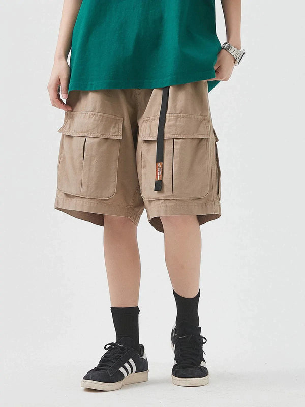 TALISHKO - Vintage Multi-pocket Shorts - streetwear fashion, outfit ideas - talishko.com
