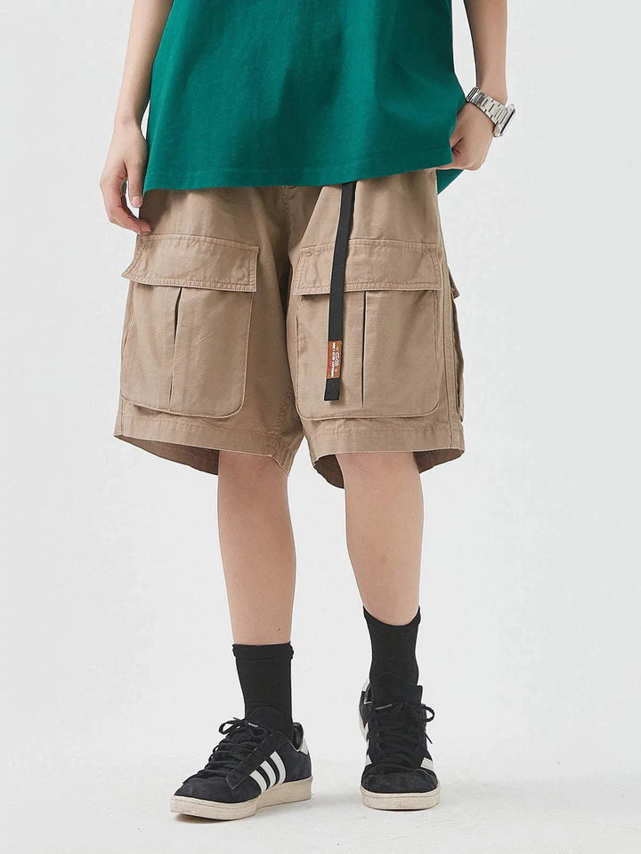 TALISHKO™ - Vintage Multi-pocket Shorts streetwear fashion - talishko.com
