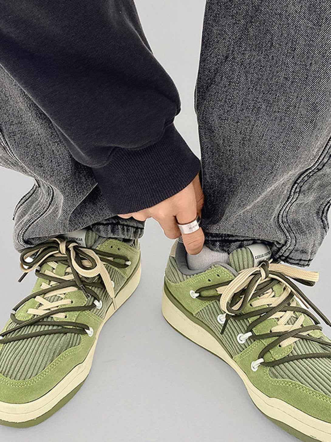 TALISHKO - Vintage Patchwork Board Shoes - streetwear fashion, outfit ideas - talishko.com