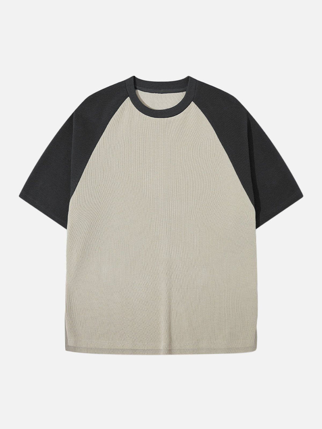 TALISHKO - Waffle Stitching Contrast Tee - streetwear fashion, outfit ideas - talishko.com