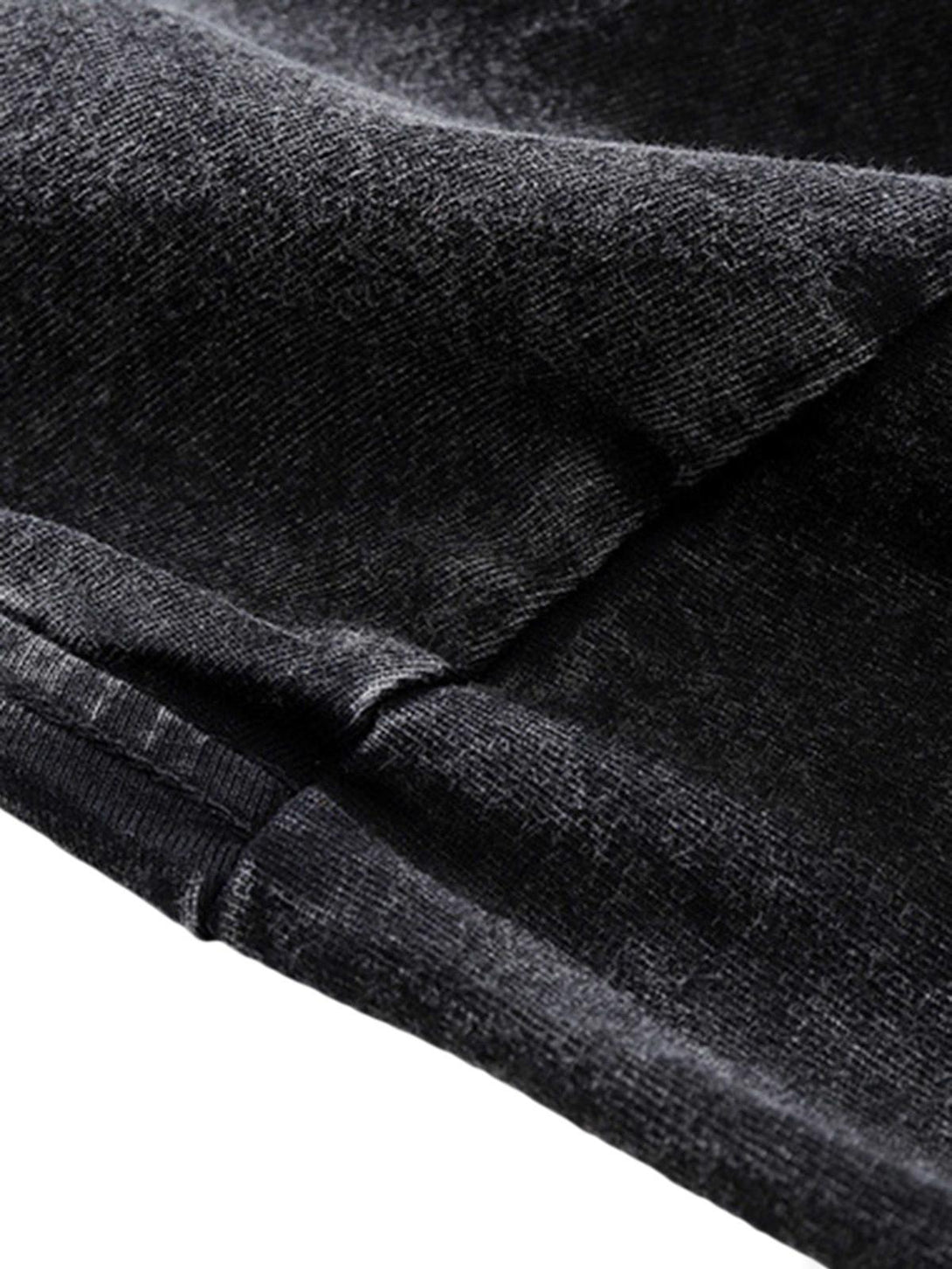 Intricate look at the TALISHKO T-shirt fabric, showcasing its soft, textured material.