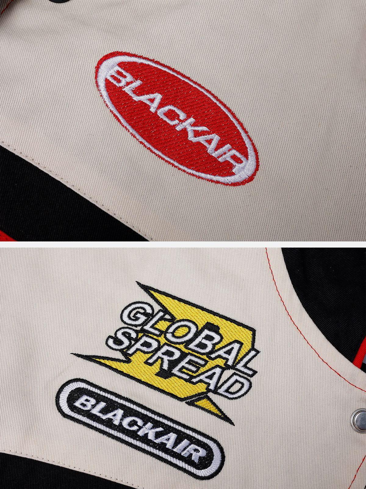 Moto-Bomber BLACKAIR Motorsport Racing Jacket | TALISHKO