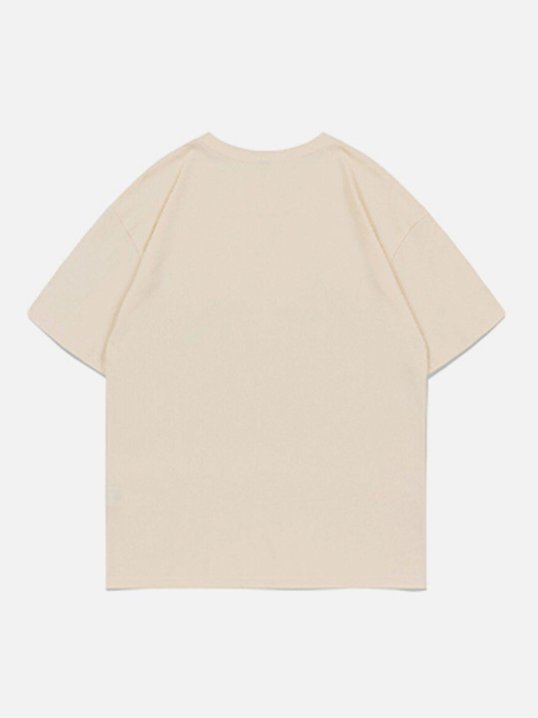 Back view of a TALISHKO tee featuring a simple design, perfect for a casual summer look.