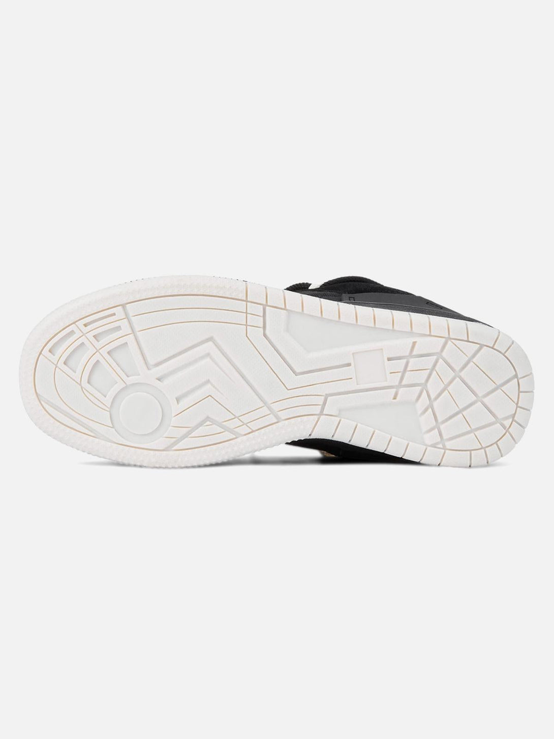Detailed view of TALISHKO shoe sole, highlighting the unique tread pattern and durability.