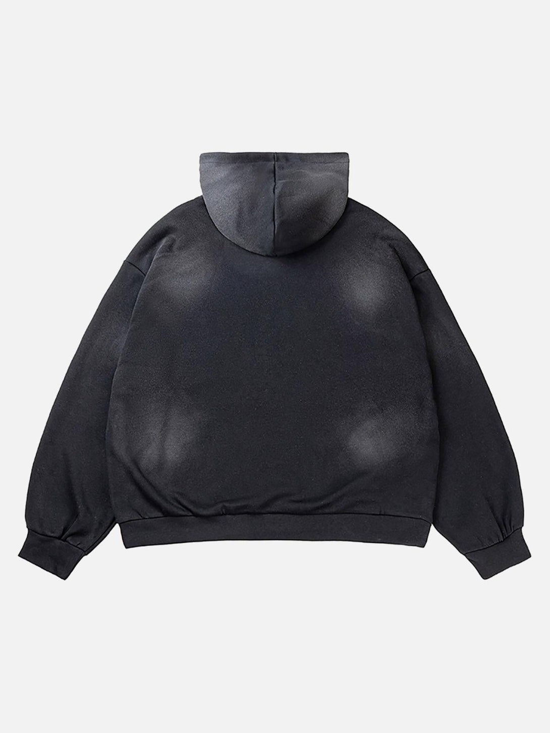 Back view of a TALISHKO cross graphic hoodie, showcasing a timeless and versatile design.