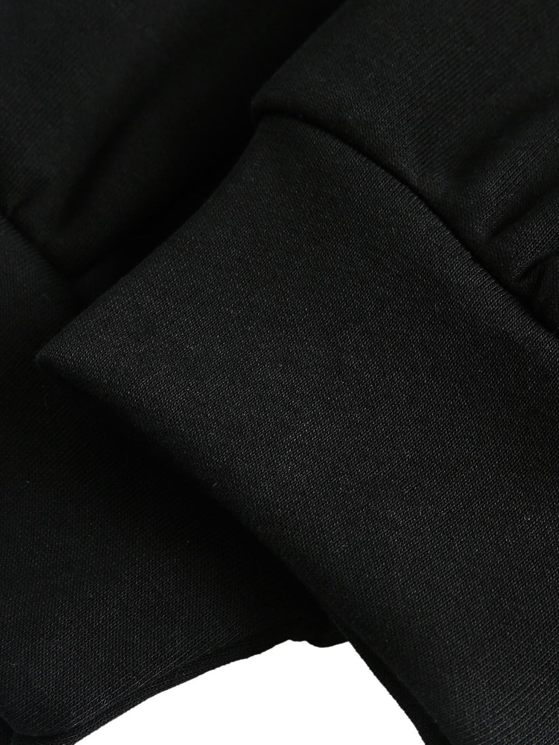 Close-up of the TALISHKO hoodie fabric, highlighting the smooth texture and quality stitching.