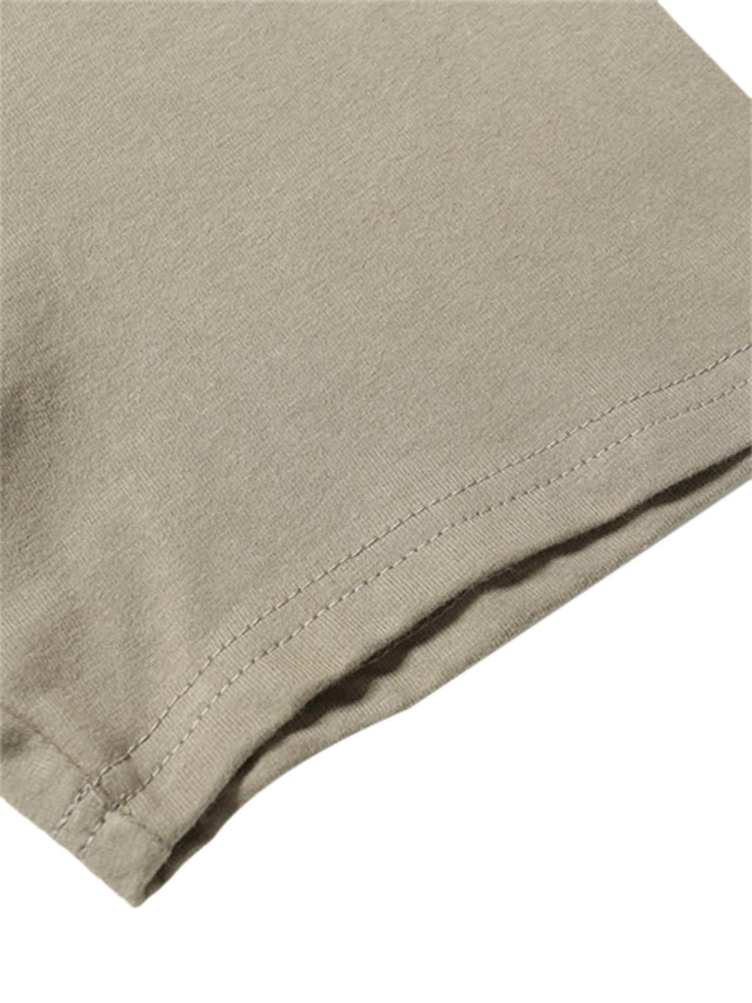 TALISHKO T-shirt sleeve detail highlights quality stitching and fabric texture, ideal for casual style.