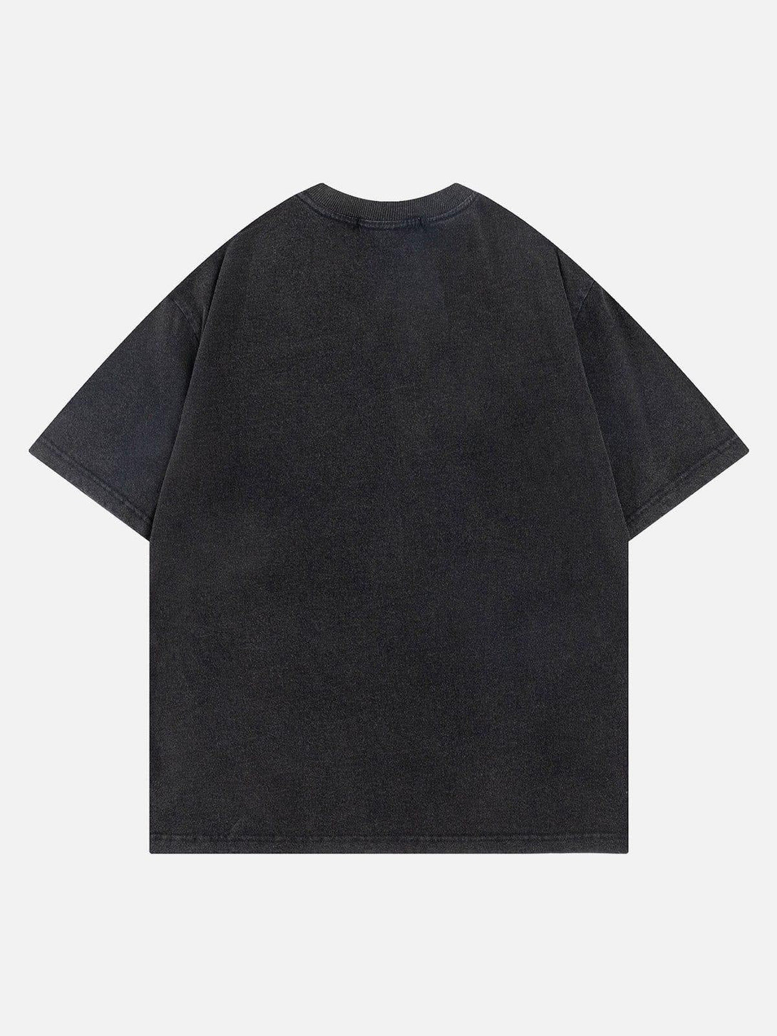 Back view of a washed tee by TALISHKO, offering a relaxed fit and minimalist summer vibe.