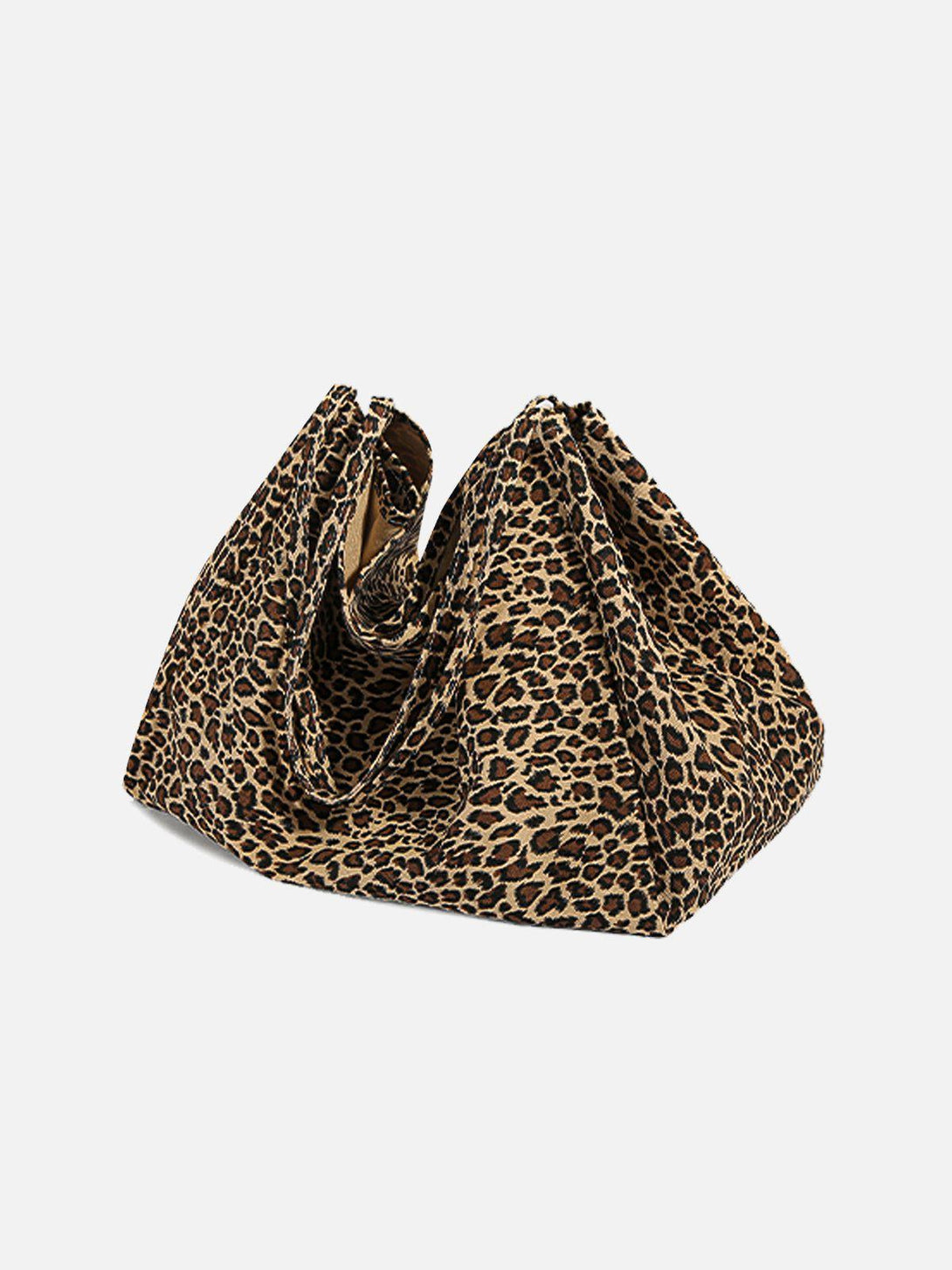 A stylish leopard print tote bag by TALISHKO, featuring a bold design and versatile carry.