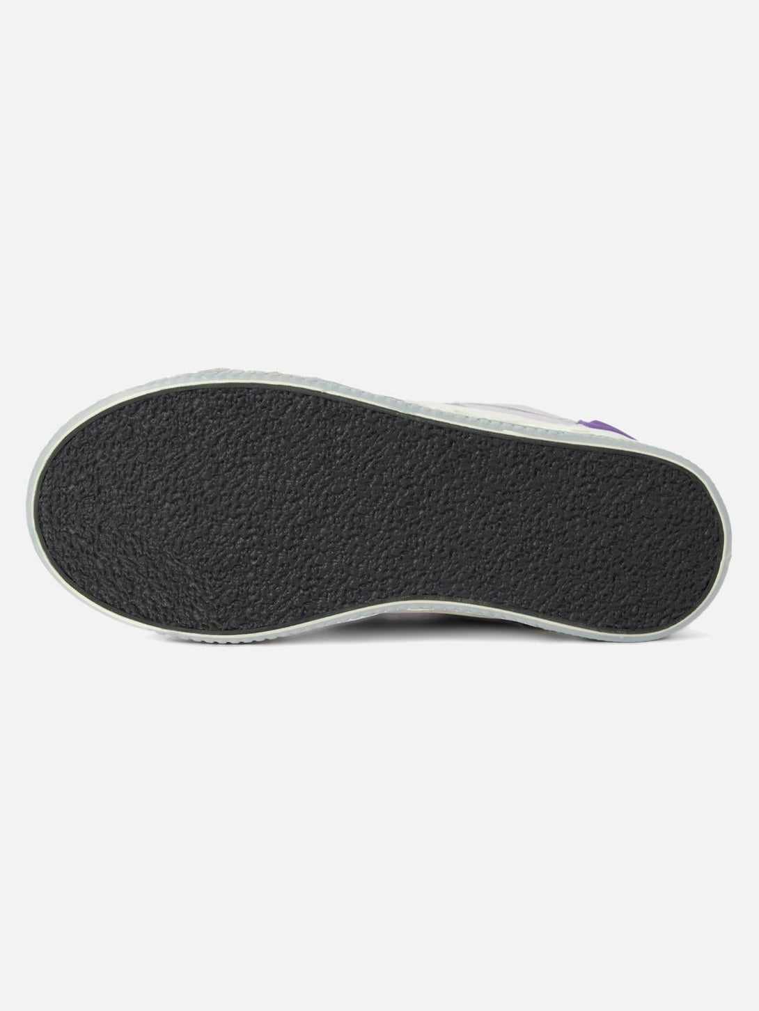Sole view of TALISHKO retro board shoes, highlighting textured grip and sturdy design.