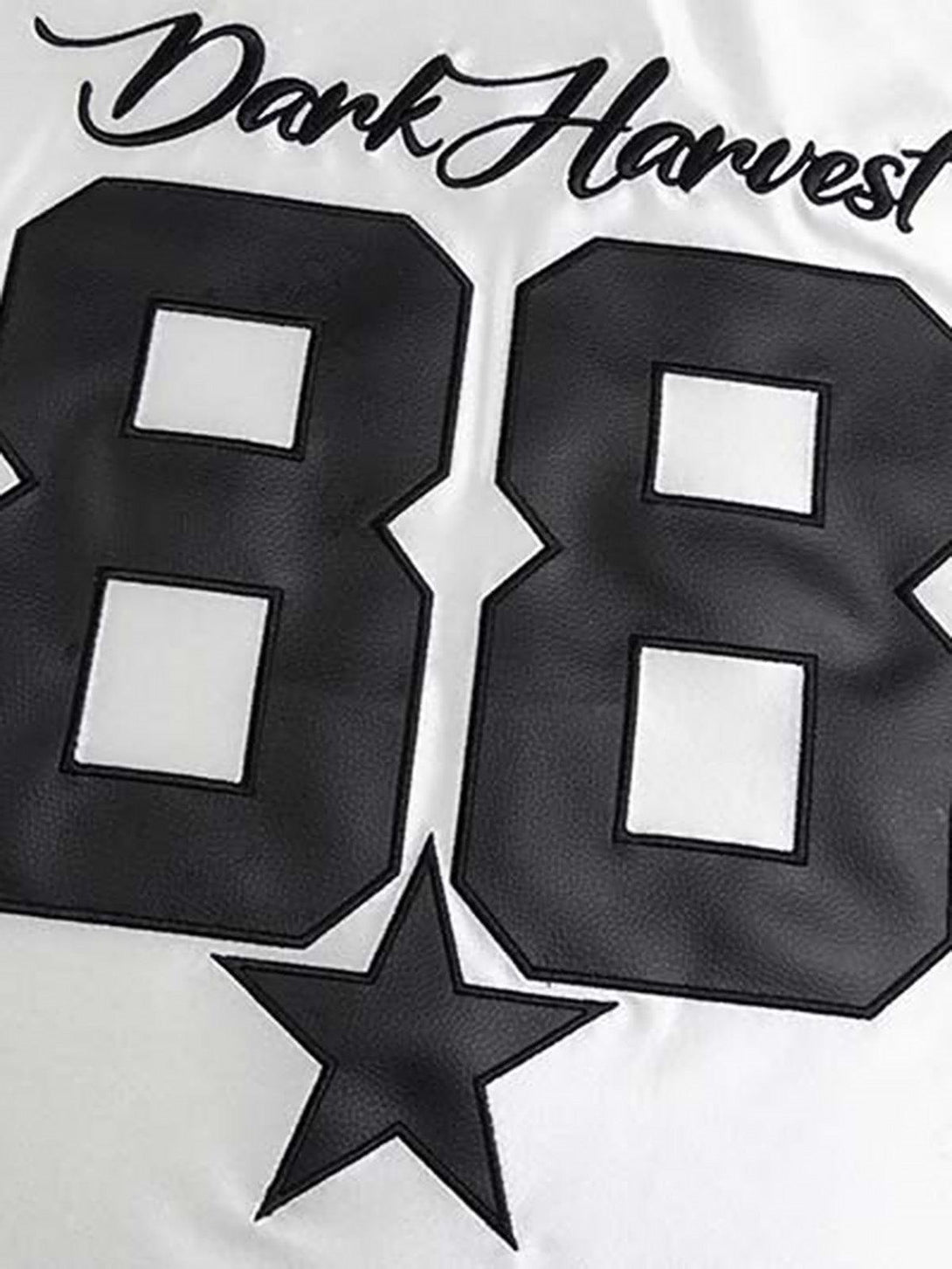 Back view of a sports jersey T-shirt featuring "88" and star design, crafted by TALISHKO.