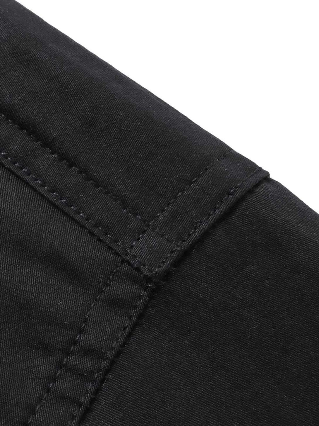 A close-up of TALISHKO shirt stitching, highlighting the craftsmanship and durable fabric.
