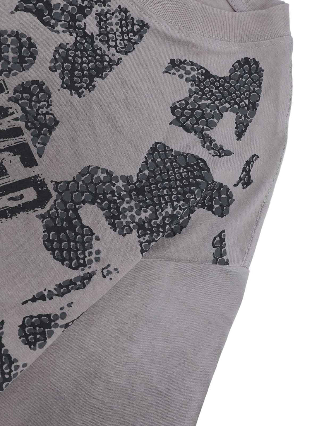 Texture and pattern showcased on a TALISHKO oversized T-shirt, featuring a snake graphic.