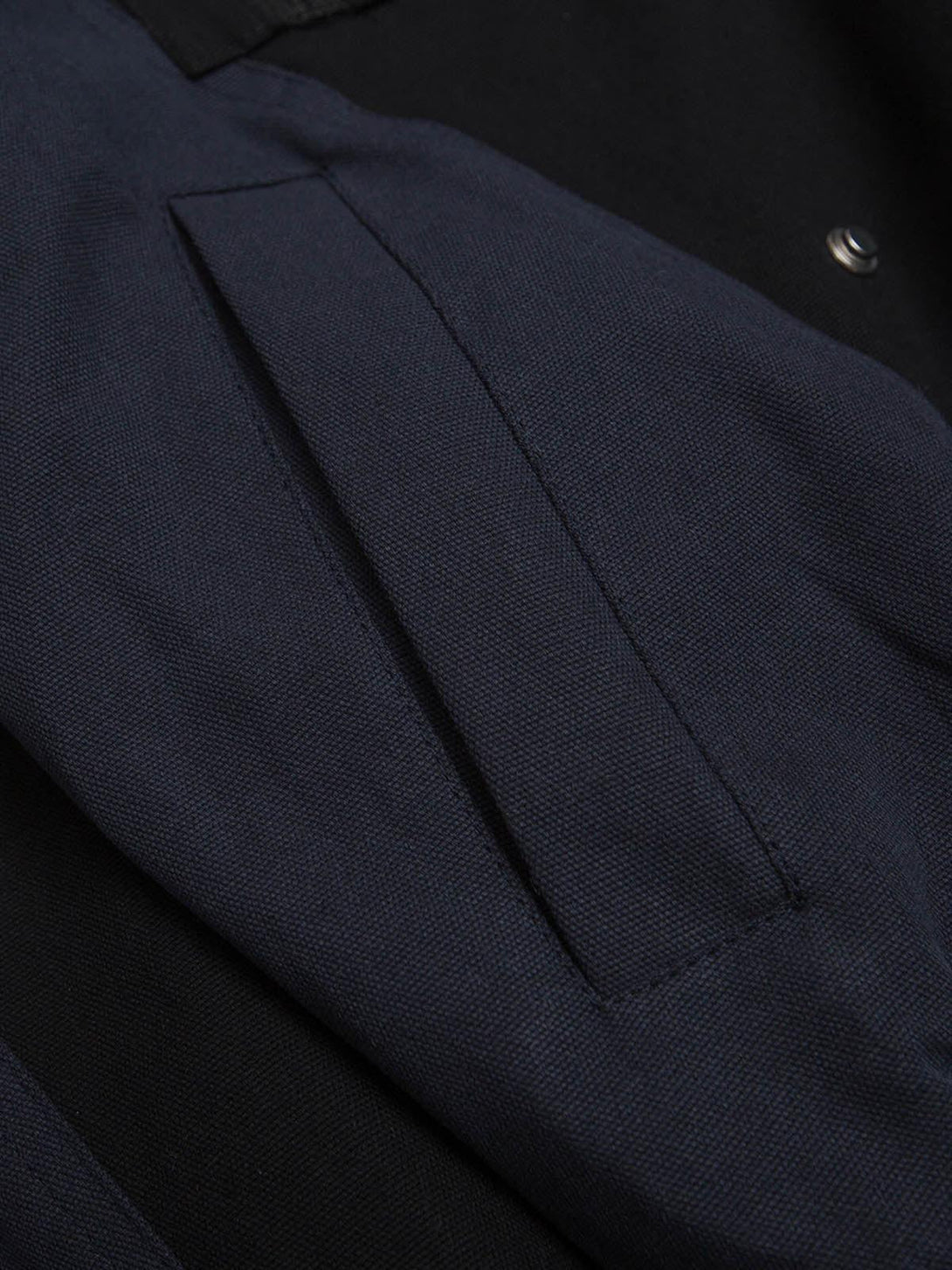 A detailed view of the patchwork texture on a TALISHKO jacket, showcasing quality and design.
