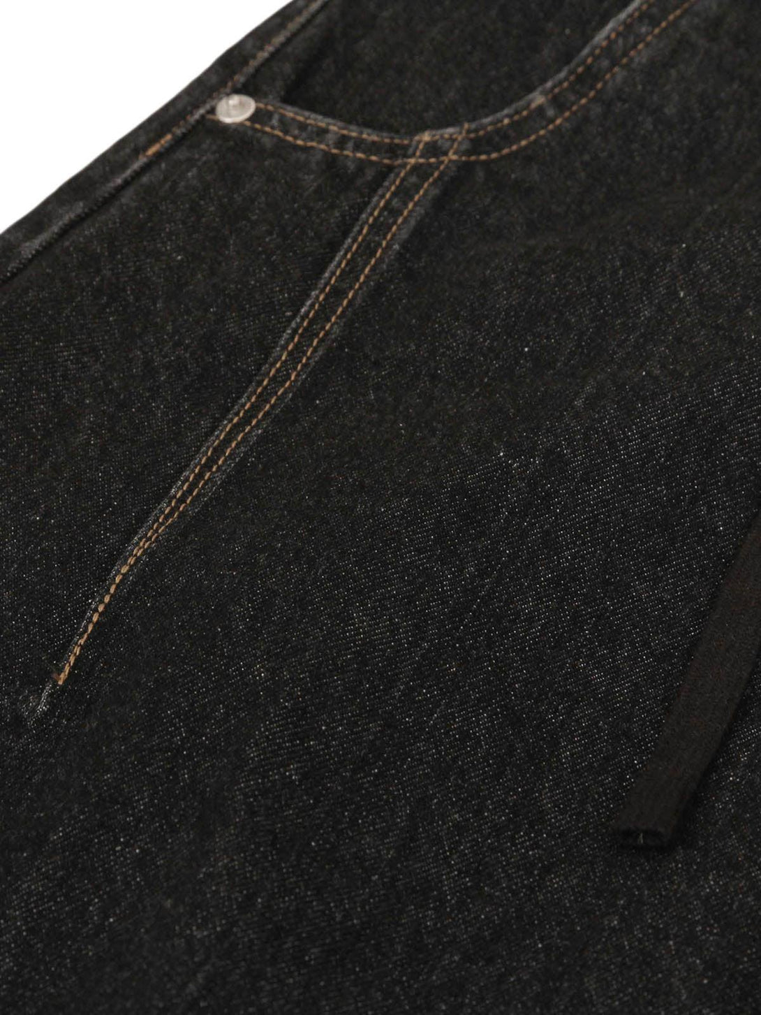 Detailed fabric and stitching of TALISHKO jeans, highlighting quality craftsmanship.
