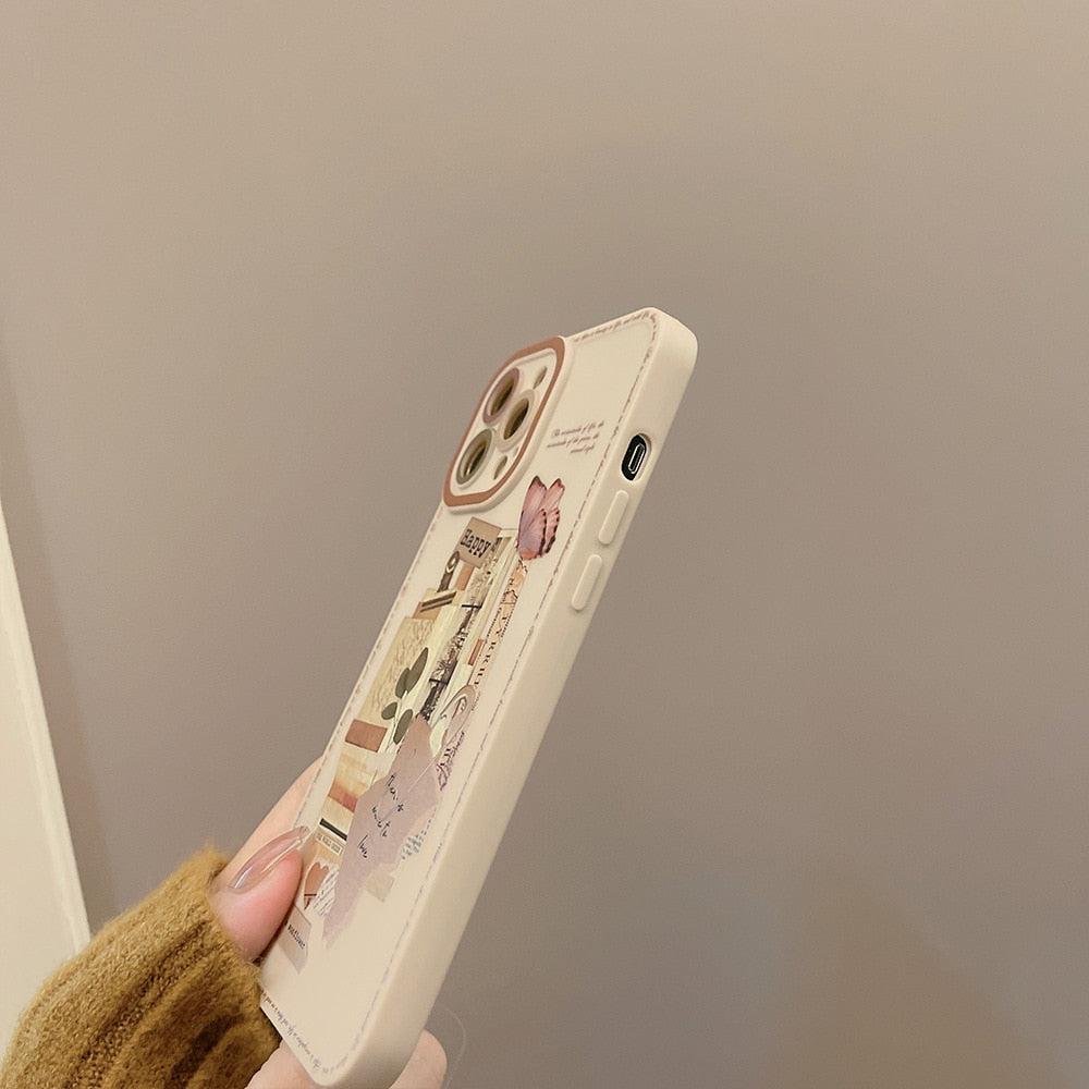 Focusing on the retro collage design, this TALISHKO phone case adds a unique touch to your iPhone.