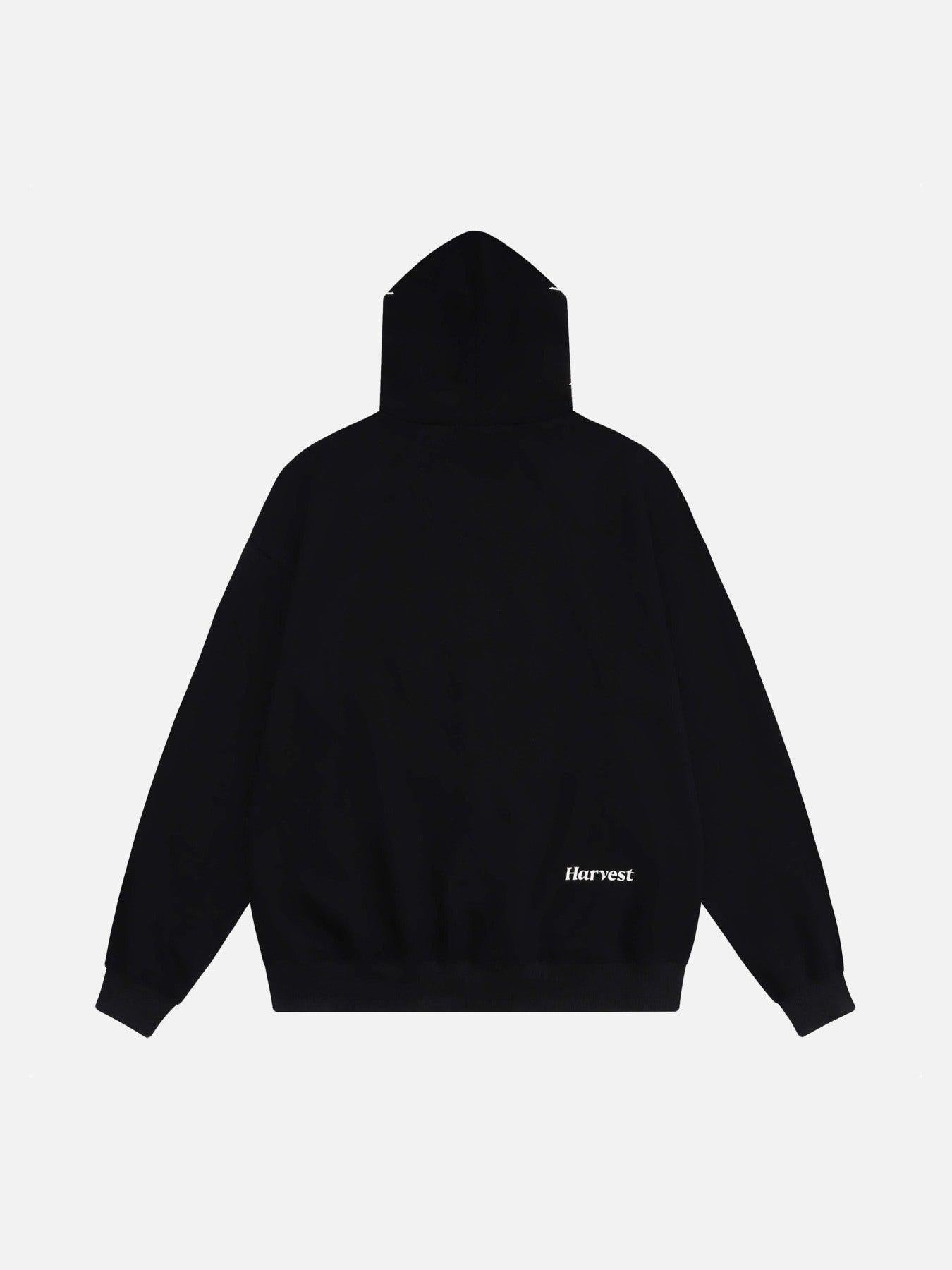 TALISHKO Spider Web Embroidery Eye Viewable Hoodie
