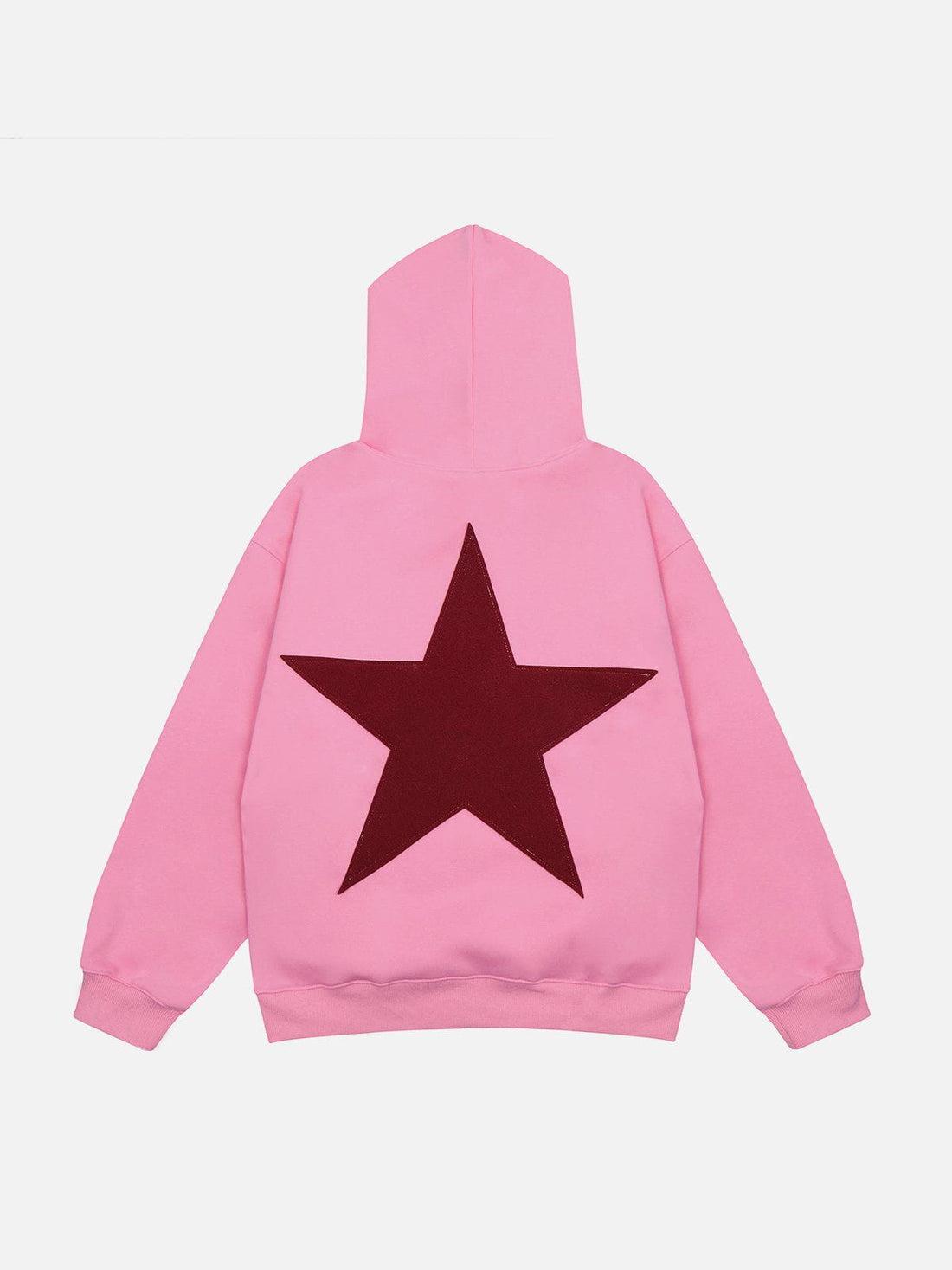 【HI FI FNK】Peti Star Zip Hoodie HI FI FNK】Peti Star Zip Hoodie