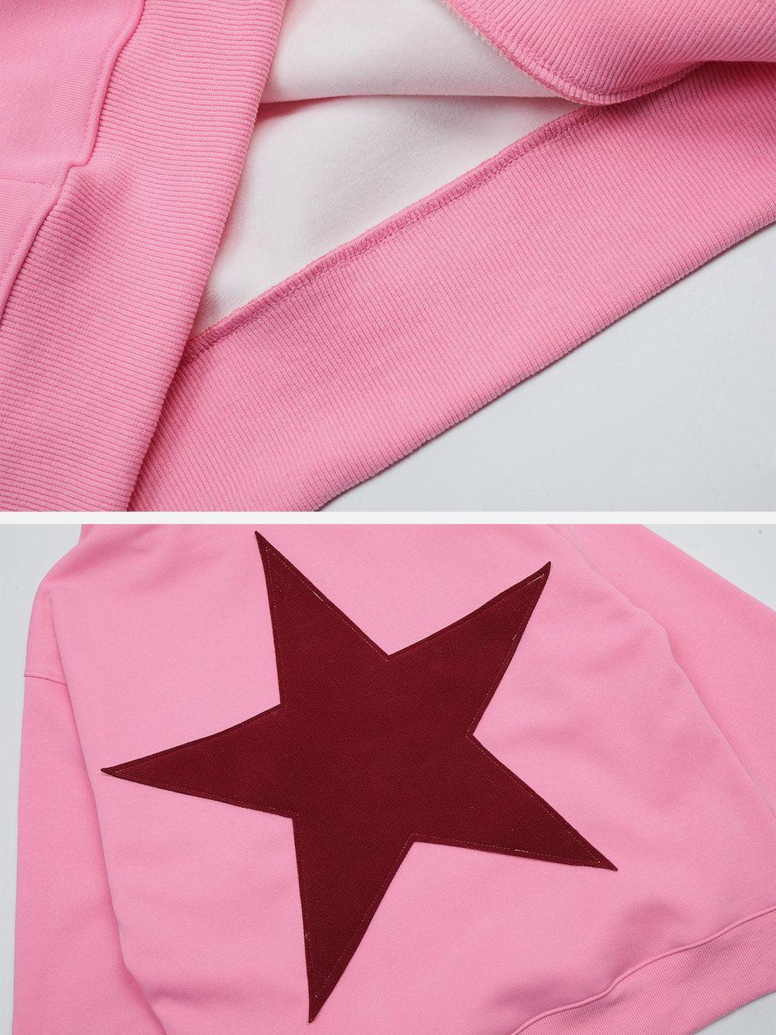 TALISHKO Star Print Hoodie 