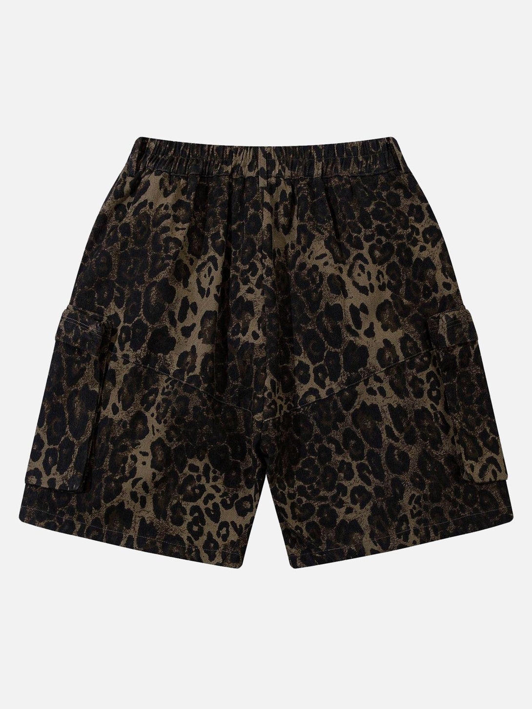 Leopard print shorts by TALISHKO showcasing a relaxed fit and bold pattern for casual outings.