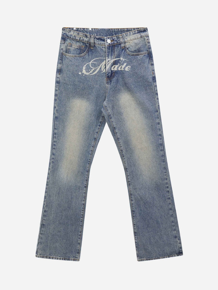 TALISHKO - American Street Style Straight Leg Jeans, streetwear fashion, talishko.com