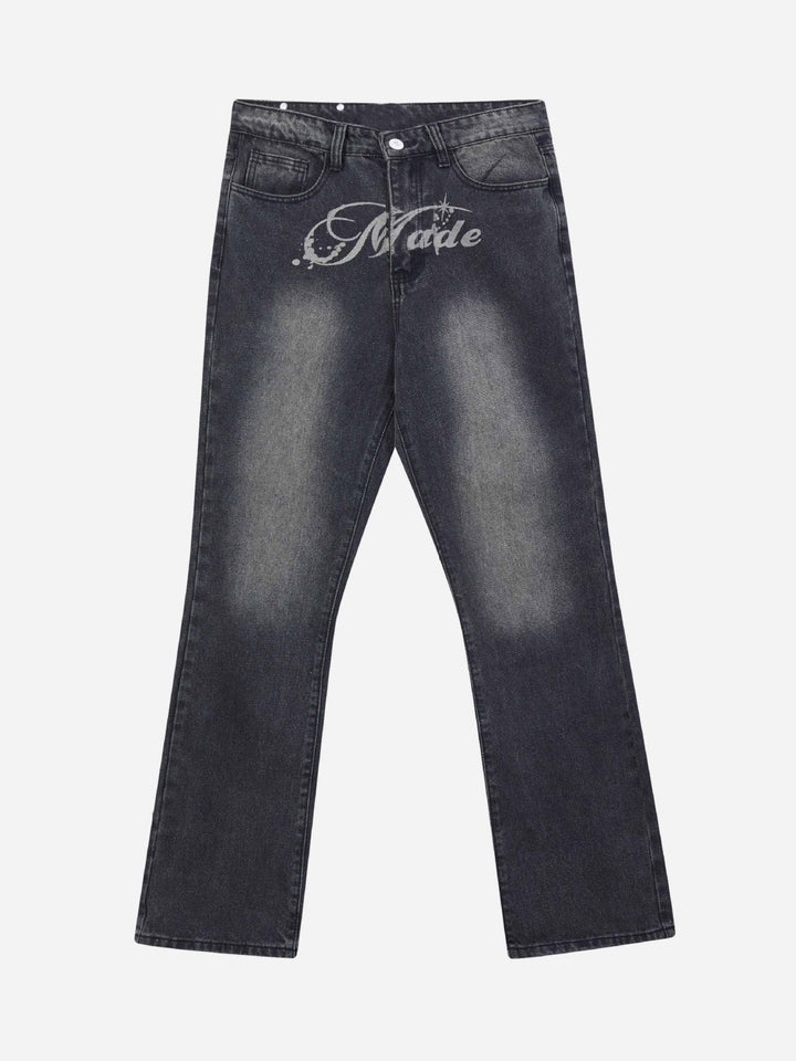 TALISHKO - American Street Style Straight Leg Jeans, streetwear fashion, talishko.com