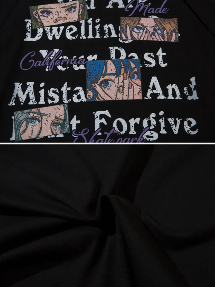 TALISHKO - Anime Eyes Tee - streetwear fashion - talishko.com