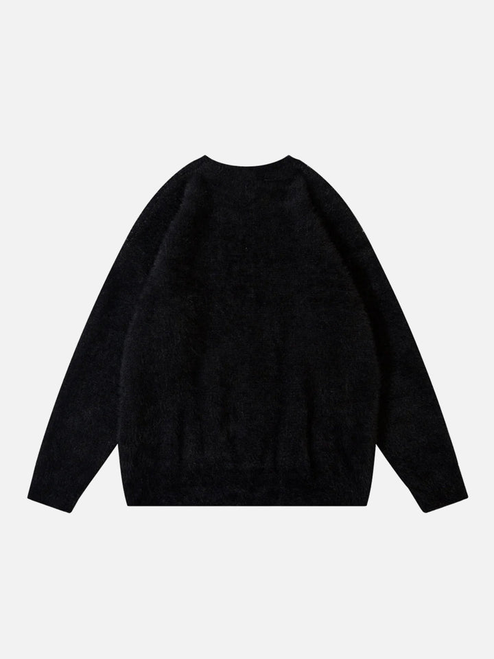 TALISHKO - Barbed Jacquard Knitted Sweater - streetwear fashion - talishko.com